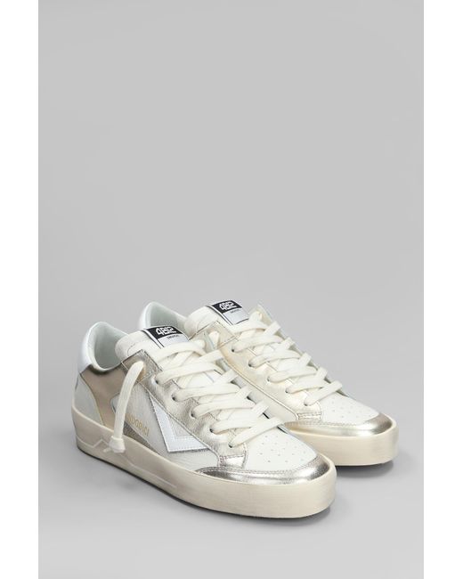 Sneakers Kyle in Pelle Bianca di 4b12 in White