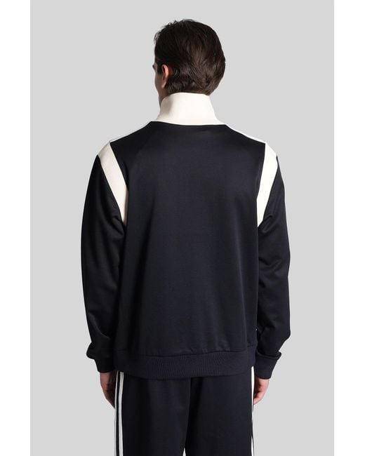Adidas Twill Tt Sweatshirt In Blue Polyamide for men