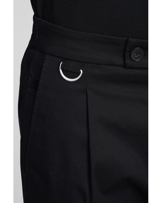 Pantalone Riviera in Cotone Nero di Low Brand in Black da Uomo
