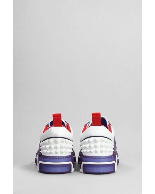 Sneakers Astroloubi in pelle e tessuto Bianco di Christian Louboutin in White da Uomo
