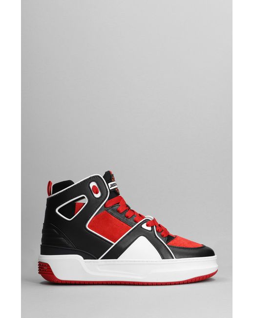 Just Don Basketball Jd1 Sneakers In Black Leather for Men Lyst