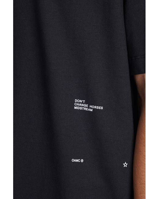 OAMC T-shirt In Black Cotton for men