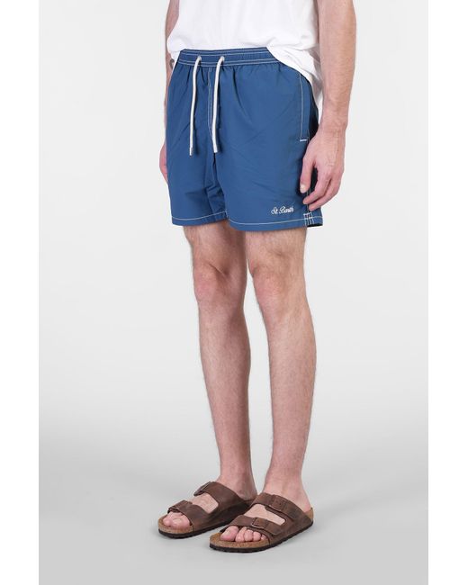 Beachwear Patmos in Poliammide Blu di Mc2 Saint Barth in Blue da Uomo