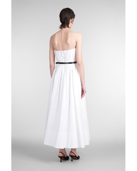 Abito donna Thalia in Cotone Bianco di Jonathan Simkhai in White