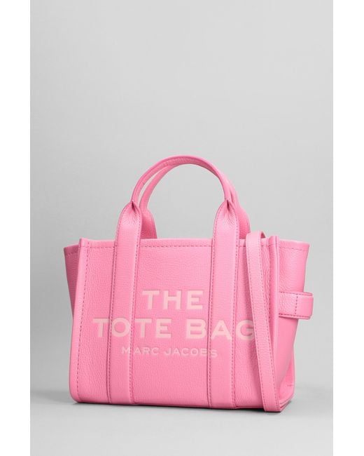 Tote The small tote in Pelle Rosa di Marc Jacobs in Pink