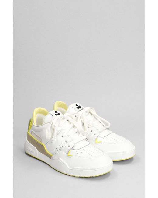Sneakers con inserti emree di Isabel Marant in White