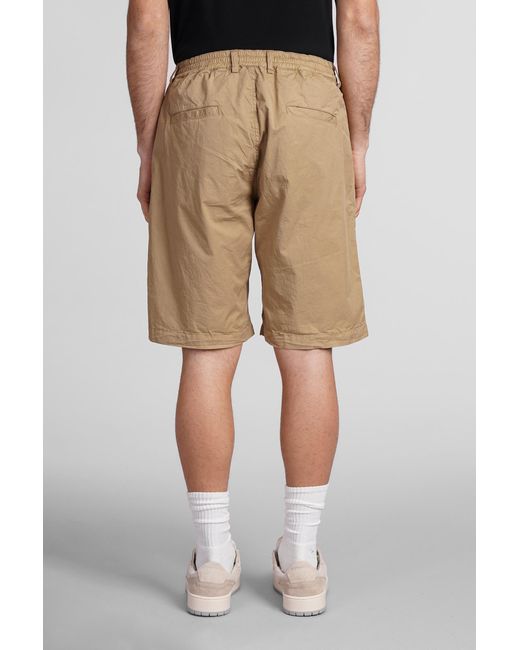 DANILO PAURA Natural Harrison Shorts In Beige Cotton for men
