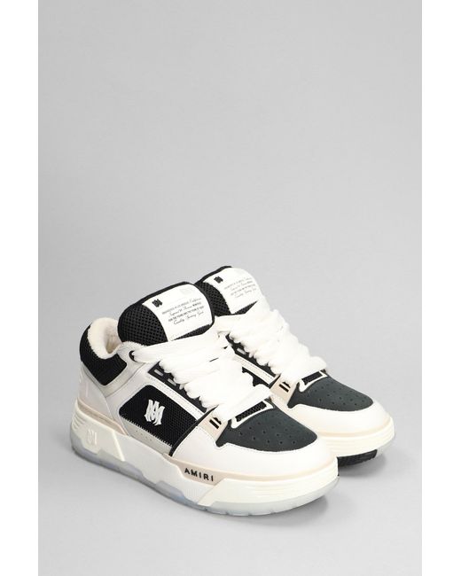 Amiri Multicolor Ma-1 Sneakers In White Leather for men