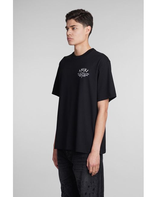 Amiri T-shirt In Black Cotton for men