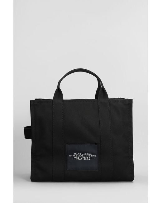 Marc Jacobs The Medium Tote Tote In Black Cotton