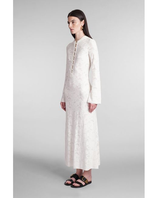 Chloé Dress In White Wool