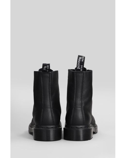 Dr. Martens Black 1460 Pascal Combat Boots