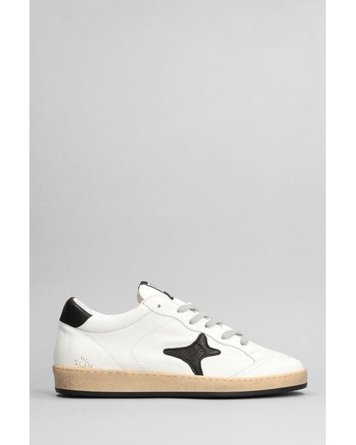 AMA BRAND Sneakers In White Leather for men