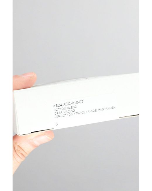 Calzini in Cotone Bianco di Casablanca in White da Uomo