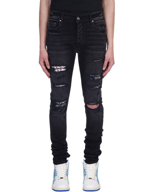 Amiri Denim Jeans In Black Cotton for Men | Lyst