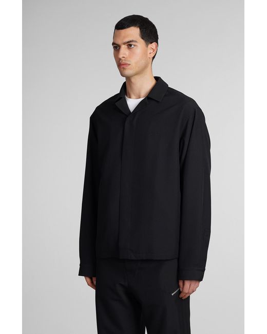 Camicia System shirt in Cotone Nero di OAMC in Black da Uomo