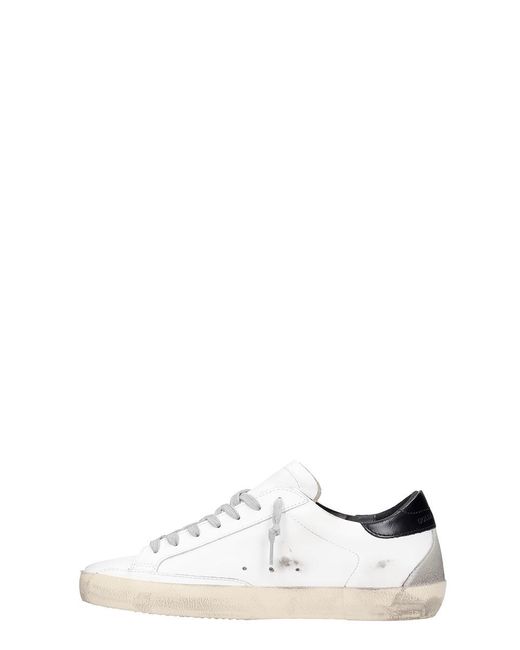 golden goose superstar w5 leather trainers