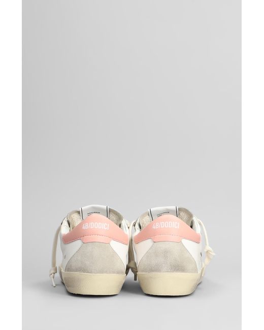 Sneakers Suprime in pelle e camoscio Bianco di 4b12 in White