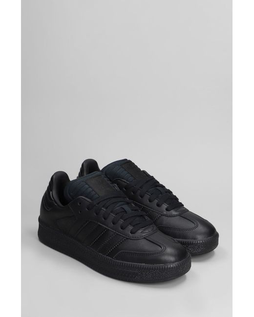 Sneakers Samba Xlg in Pelle Nera di Adidas in Black da Uomo