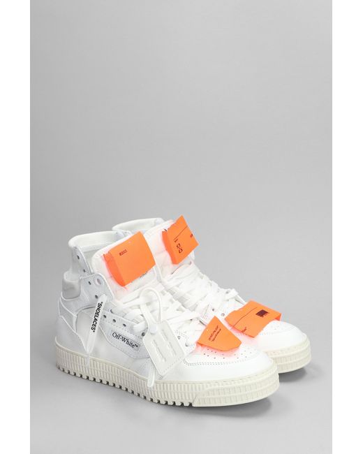 Off-White c/o Virgil Abloh 3.0 Off Court Sneakers In White Leather for men