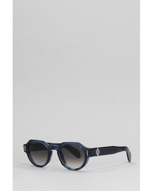 Cutler & Gross Gray The Great Frog Sunglasses In Blue Acetate