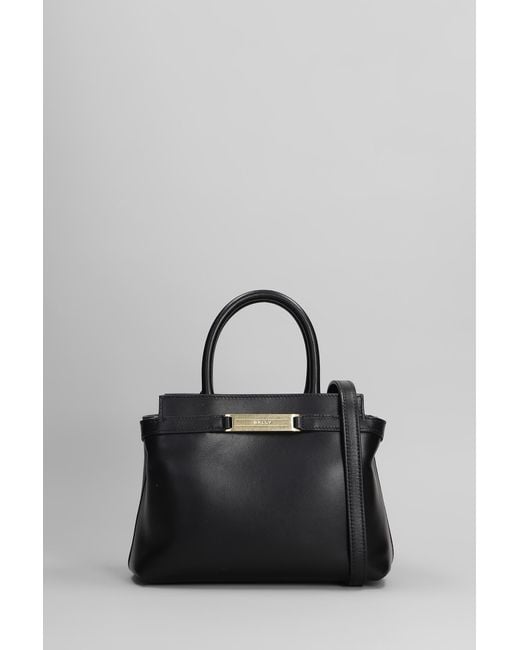 Borsa a spalla Deco daily s in Pelle Nera di Bally in Black