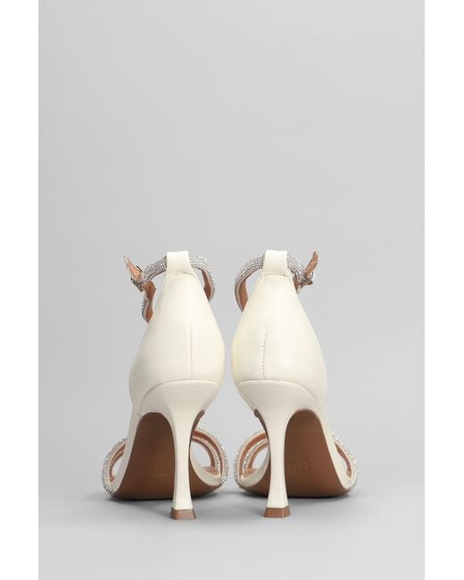 Bibi Lou Circe 90 Sandals In White Leather