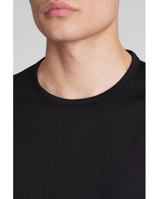 Theory T-shirt In Black Cotton for men