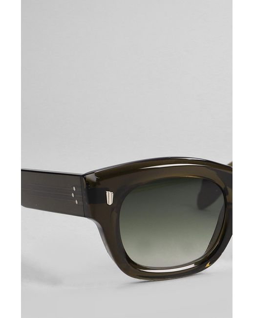 Cutler & Gross Gray 9261 Sunglasses In Green Acetate