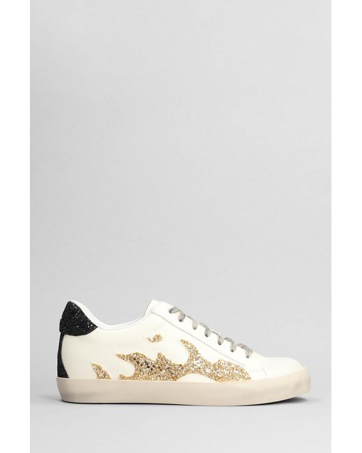 Bibi Lou Sneakers In White Leather