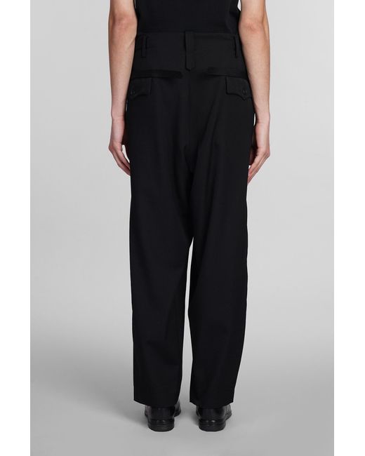 Y's Yohji Yamamoto Pants In Black Wool for men