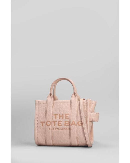 Tote The crossbody tote in Pelle Rosa di Marc Jacobs in Pink