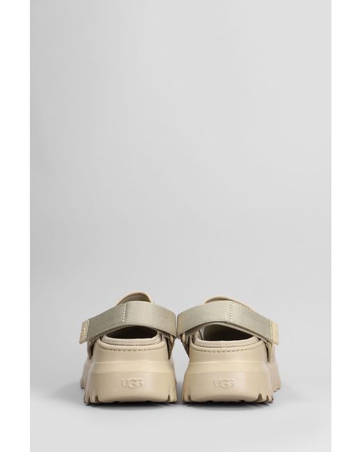 Slipper-Mule Peakmod in Gomma Beige di Ugg in Natural da Uomo