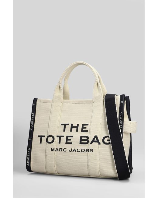 Marc Jacobs Natural The Medium Tote Tote In Beige Cotton