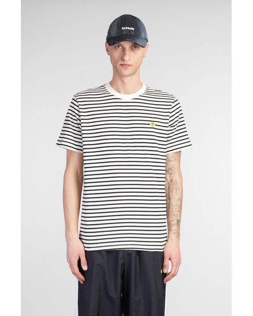 T-Shirt in Cotone Beige di Barrow in White da Uomo
