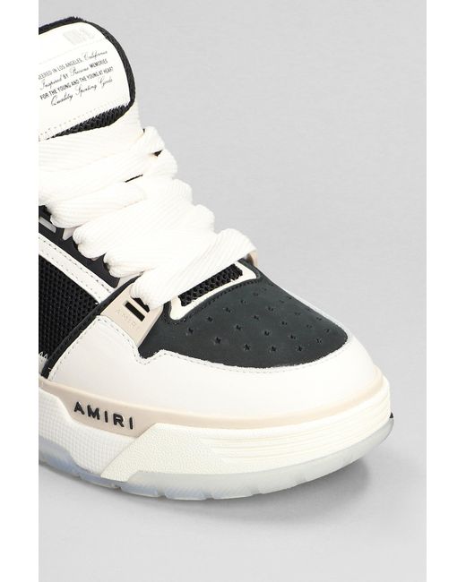 Sneakers Ma-1 in Pelle Bianca di Amiri in Multicolor da Uomo