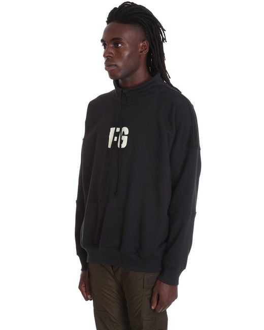 【送料&関税込】Fear of God 8 Crew Neck Sweatshirt Fear Of God Black Mock Neck Fg Sweatshirt for Men | Lyst