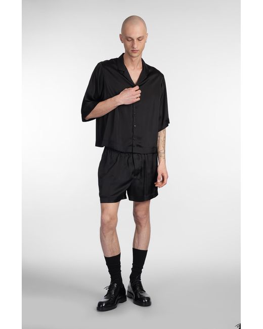 SAPIO N 42 Shorts In Black Triacetate for men