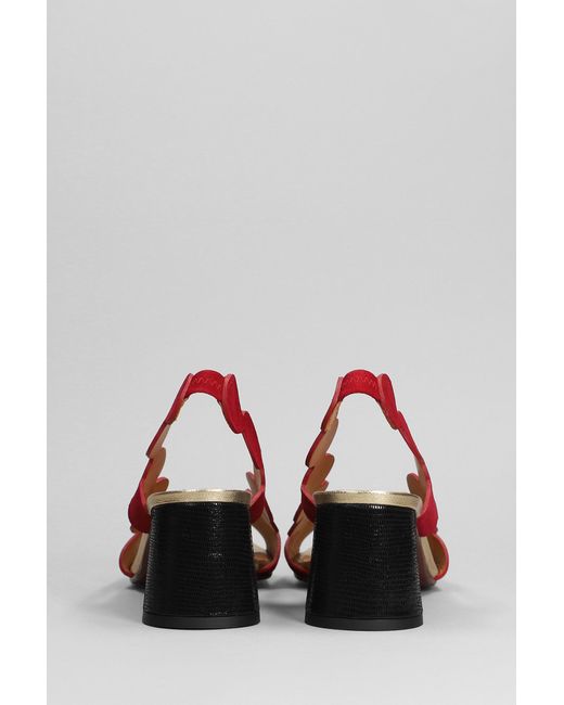 Chie Mihara Red Roka Sandals