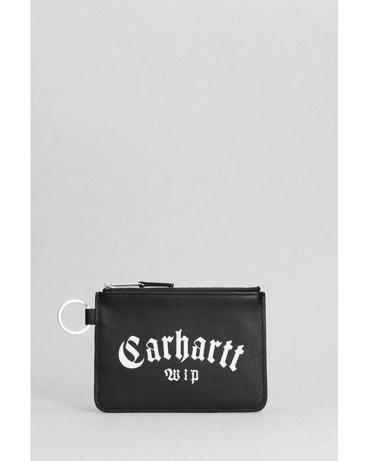 Carhartt Wallet In Black Leather for men
