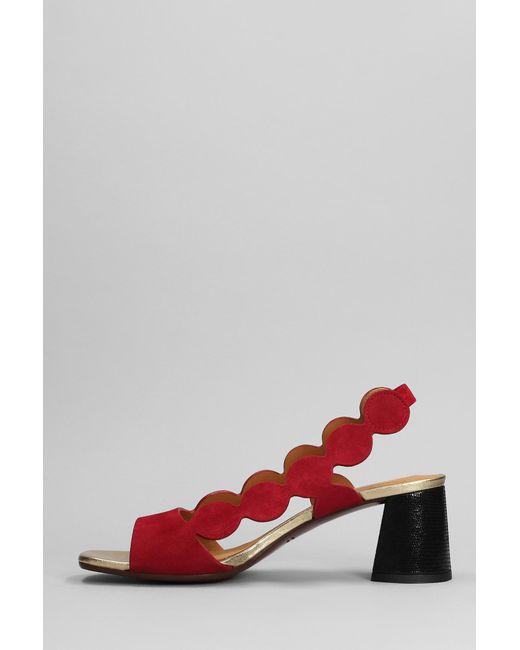 Chie Mihara Red Roka Sandals
