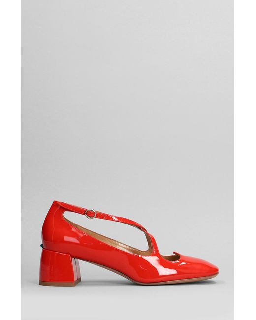 A.Bocca Pumps In Red Patent Leather