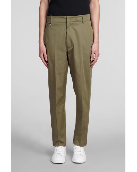 Low Brand George Pants In Green Cotton for men
