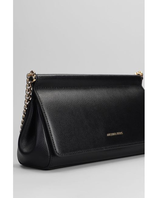 Borsa a spalla Carmine in Pelle Nera di Michael Kors in Gray