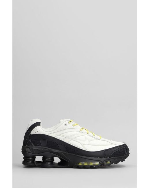 Sneakers Shox Ride 2 in pelle e tessuto Bianco di Nike in White da Uomo