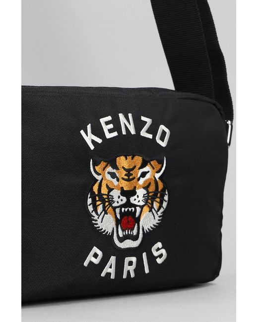 KENZO Shoulder Bag In Black Polyester for men