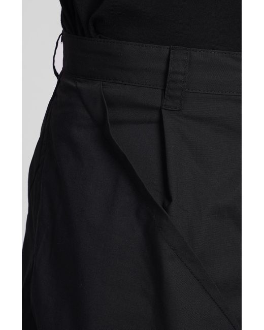 Shorts in Poliestere Nera di Undercover in Black da Uomo