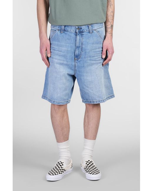 Carhartt Blue Single Knee Short Shorts for men