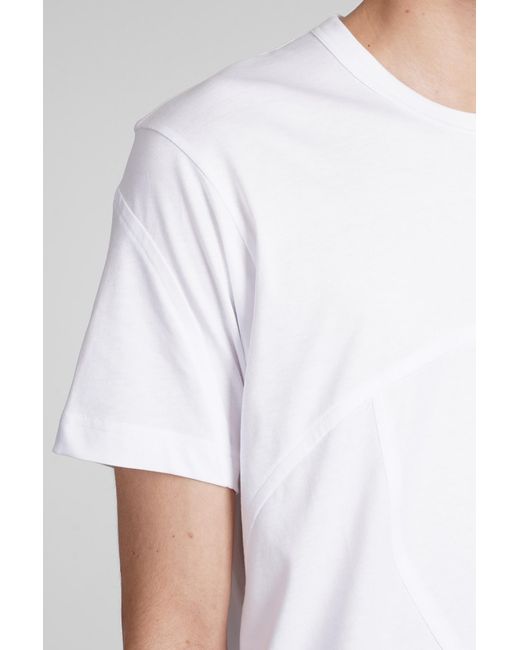 Comme des Garçons T-shirt In White Cotton for men