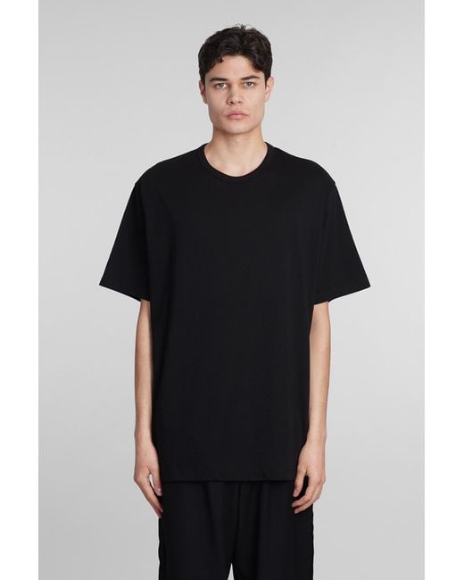 Y's Yohji Yamamoto T-shirt In Black Cotton for men